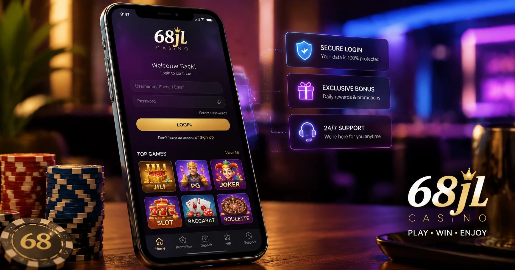 Guide to the 68jl casino login philippines app and Its Features - image 1 Guide to the 68jl casino login philippines app and Its Features - image 1